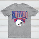 Vintage Football Hometown Team Print T-Shirt