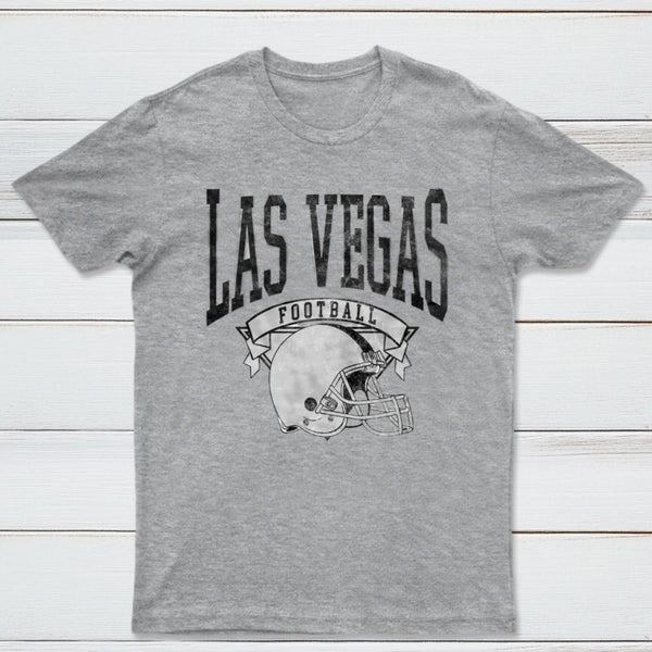 Vintage Football Hometown Team Print T-Shirt