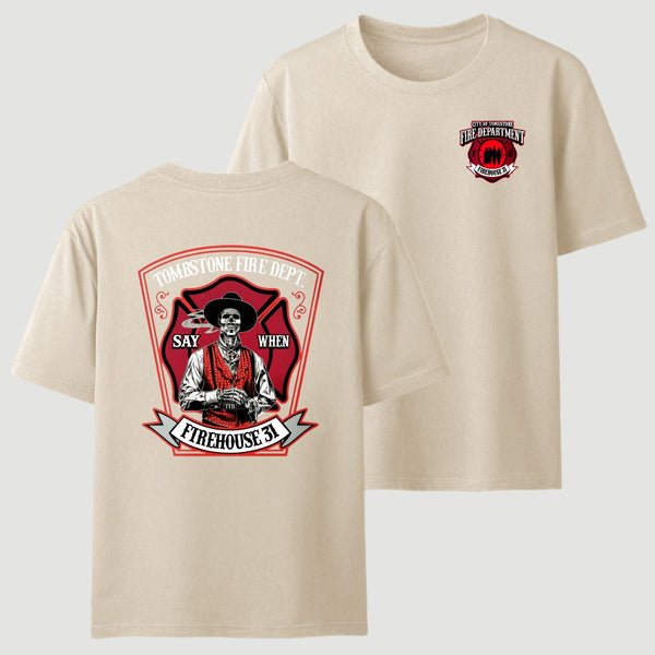 Tombstone Fire Dept Firehouse 31 T-Shirt