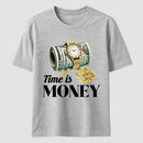 Time is Money Graphic Print T-Shirt