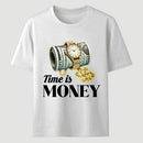 Time is Money Graphic Print T-Shirt