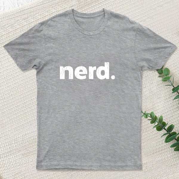 Nerd Vintage Grunge Effect T-Shirt