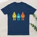 Binary Code Robot 01 10 11 Tech Geek Humor T-Shirt