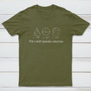 This T-Shirt Speaks Volumes Funny Maths Science Pun Geek T-Shirt