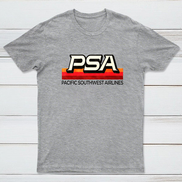 Defunct PSA Airlines 70s 80s Pacific / California T-Shirt
