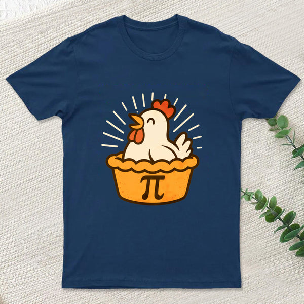 Funny Chicken Pot - Pi Day T-Shirt