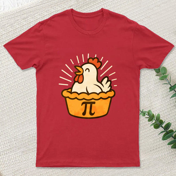 Funny Chicken Pot - Pi Day T-Shirt