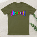 Colorfully Adorkable fun funny dork nerdish geek design T-Shirt