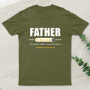 Five Stars Father's Day T-Shirt