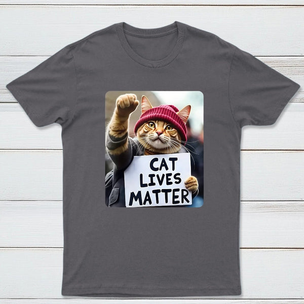 Cat Lives Matter Protest Cat T-Shirt