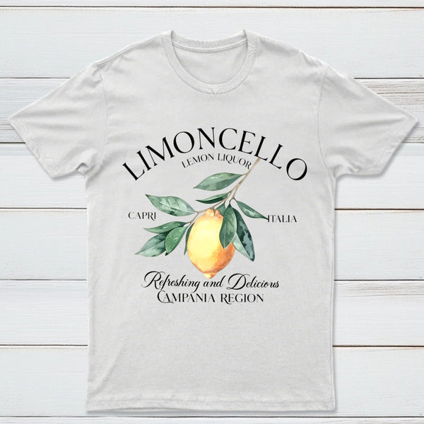 Limoncello Lemon Liquor Capri Italia Refreshing And Delicious Campania Region T-Shirt