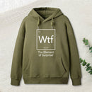 Wtf - The Element of Surprise Funny Science Geek Hoodie
