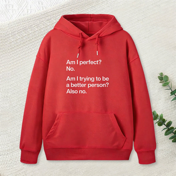 Am I Perfect No Geek Hoodie