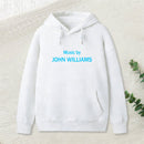 Music by John Williams Geek Hoodie