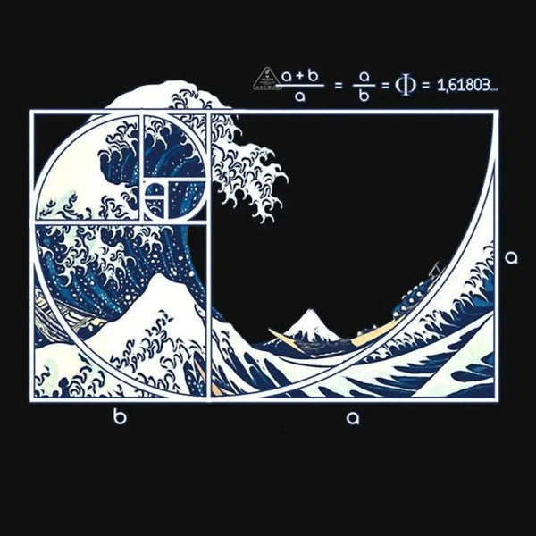 The Great Fibonacci Wave Science Geek Hoodie