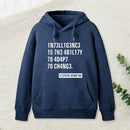 Intelligence - Stephen Hawking Science Nerd Hoodie