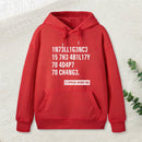 Intelligence - Stephen Hawking Science Nerd Hoodie