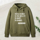Intelligence - Stephen Hawking Science Nerd Hoodie