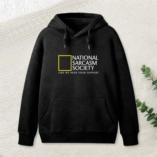 National Sarcasm Society Nerd Hoodie