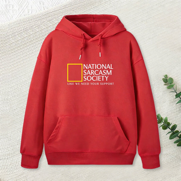 National Sarcasm Society Nerd Hoodie