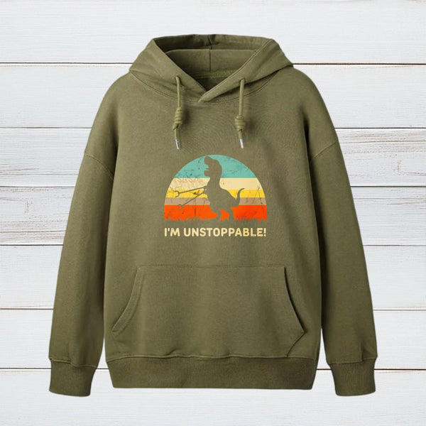 Im Unstoppable T Rex Hoodie