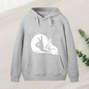 Funny Rabbit Hand Shadow Puppets Bunny Figure Pop Art Hoodie