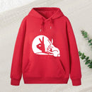 Funny Rabbit Hand Shadow Puppets Bunny Figure Pop Art Hoodie