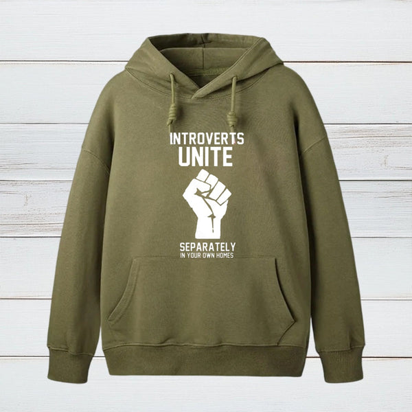 Introverts Unite Inkestyle Hoodie