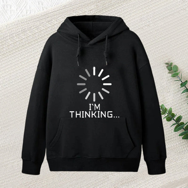 Im Thinking Loading Wheel Hoodie