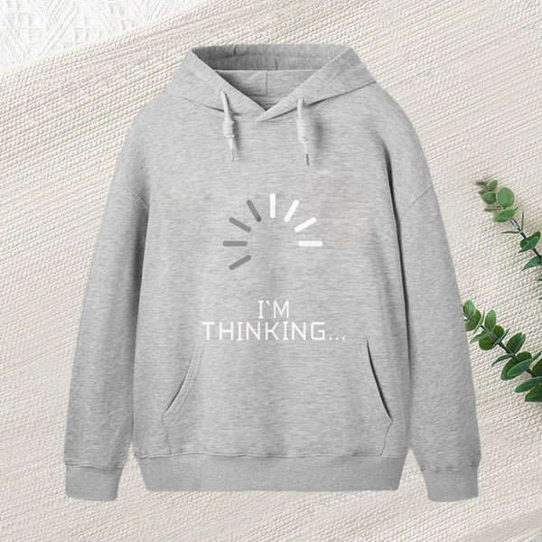 Im Thinking Loading Wheel Hoodie