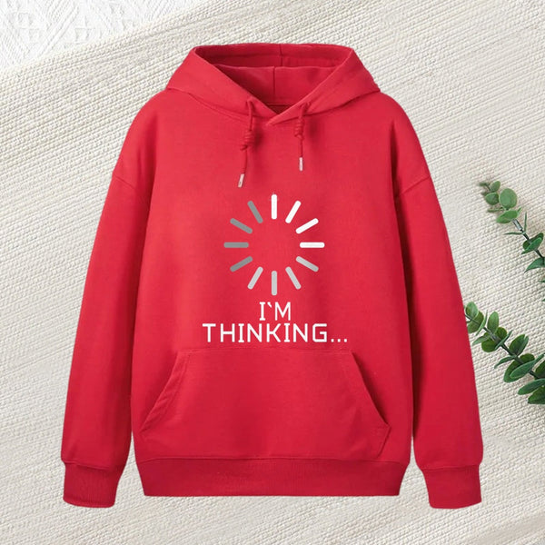 Im Thinking Loading Wheel Hoodie