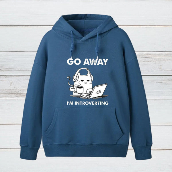 Go Away I'm Introverting Inkestyle Hoodie
