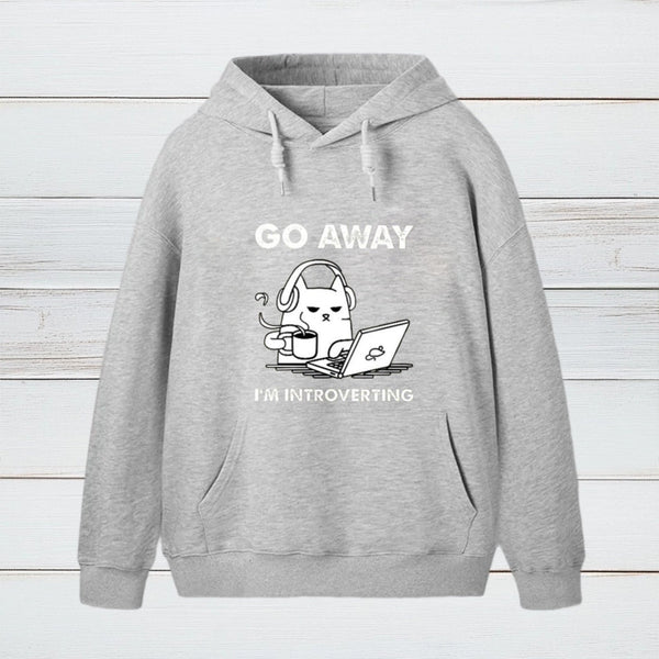 Go Away I'm Introverting Inkestyle Hoodie