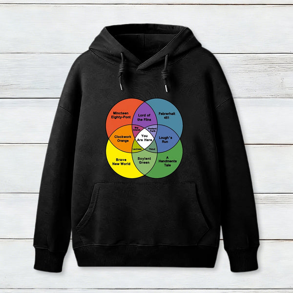 You Are Here Geek Hoodie