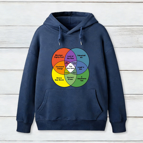 You Are Here Geek Hoodie