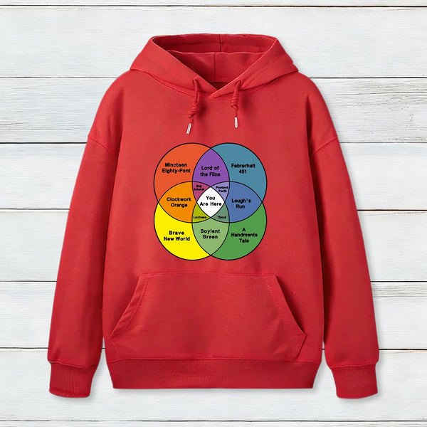 You Are Here Geek Hoodie