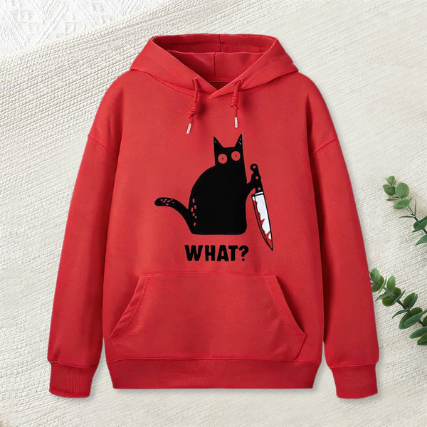 What Cat Funny Hoodie