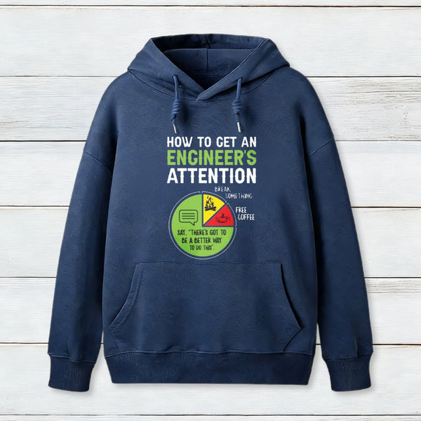 An Engineer's Guide To Attention Inkestyle Hoodie
