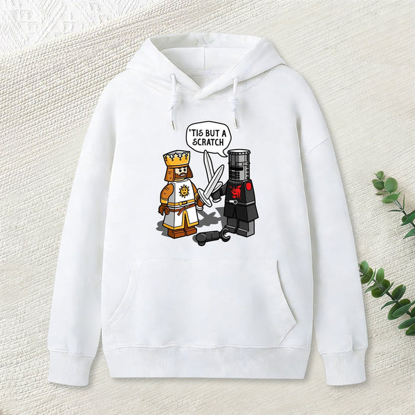 King Vs Knight Geek Hoodie