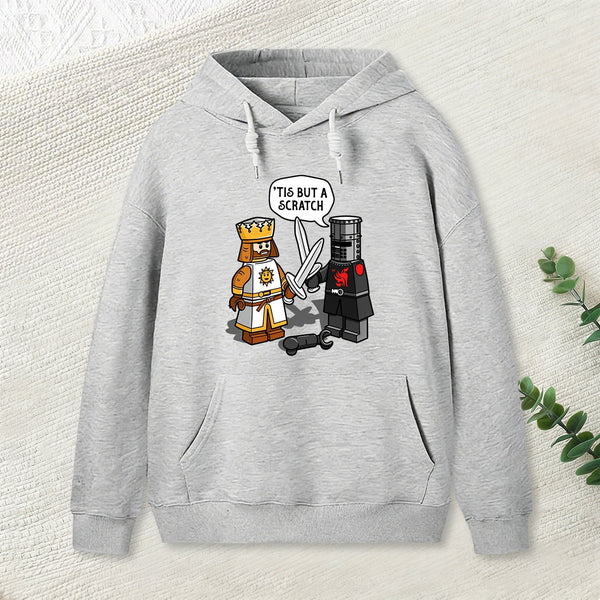King Vs Knight Geek Hoodie