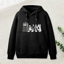 Beatles/dr Who Geek Hoodie