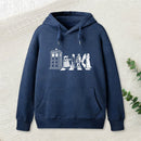 Beatles/dr Who Geek Hoodie