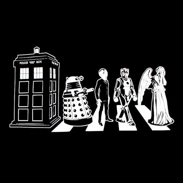 Beatles/dr Who Geek Hoodie
