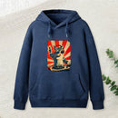 Rock Music Cat Vintage Geek Hoodie