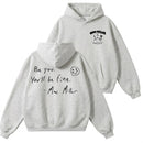 Be You You'll Be Fine Vintage Graphic Rap Hoodie